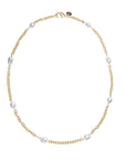 Jewel Box Pearl Station Necklace