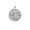 JOY JW Original Pendant Coin in Silver