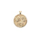 JOY JW Small Pendant Coin in Solid Gold