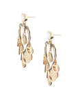 Side view of the love amore earrings