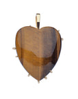 LOVE Carry Your Heart Pendant in Tiger's Eye