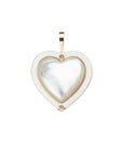 LOVE Enchanted Heart Pendant in Mother of Pearl