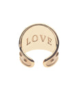 LOVE Cigar Band Ring