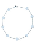 LOVE Pieces of My Heart Chain Necklace in Silver