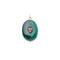 LOVE Malachite Wishing Stone in Solid Gold