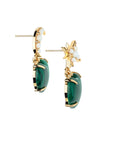 Side view of the love you to the moon and stars earrings 