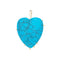 LOVE Carry Your Heart Pendant in Turquoise