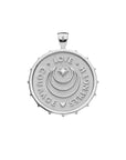 Love - Courage - Strength JW Original Pendant Coin in Silver