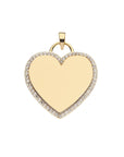 Never Enough LOVE Heart Pendant