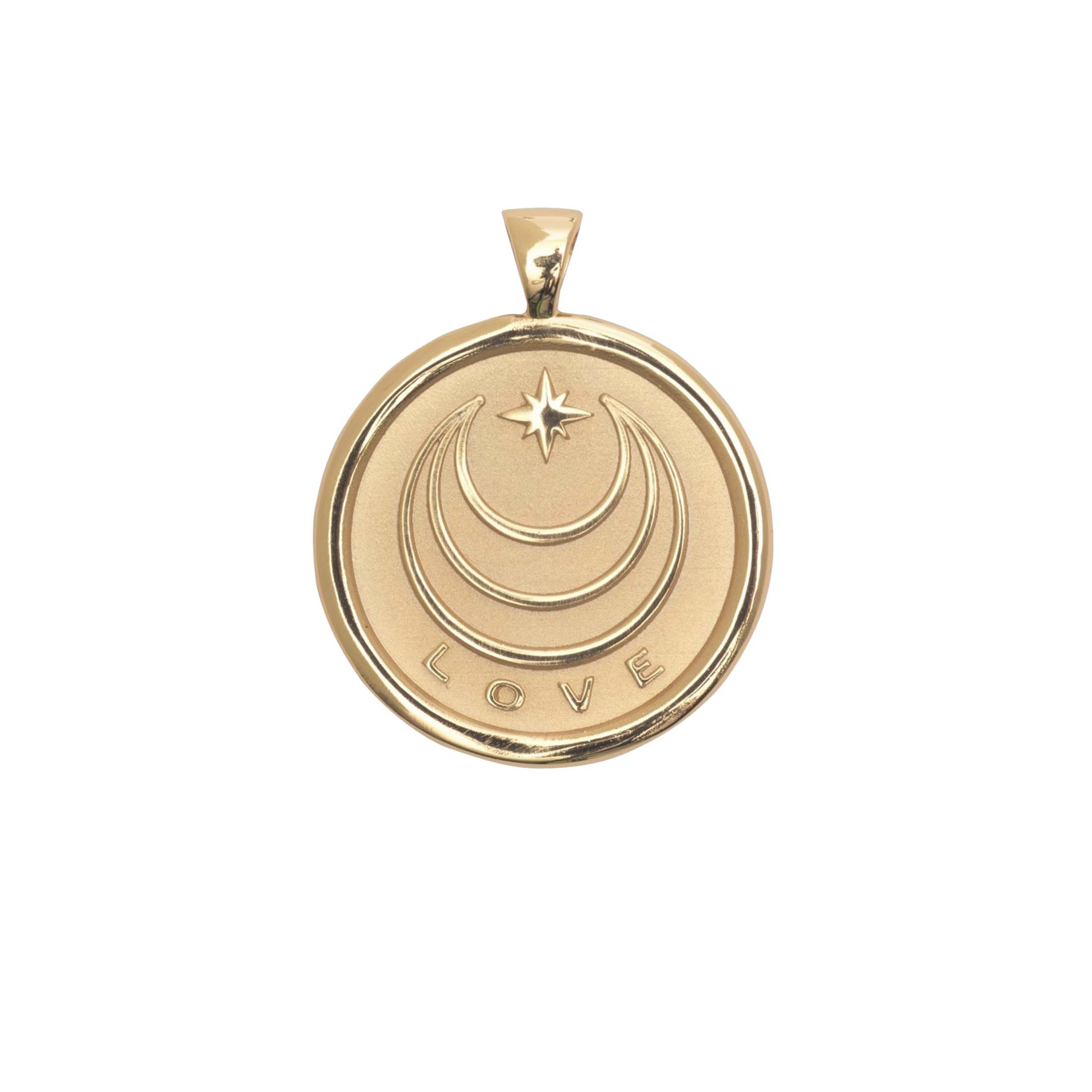 GRATITUDE JW Original Pendant Coin Necklace