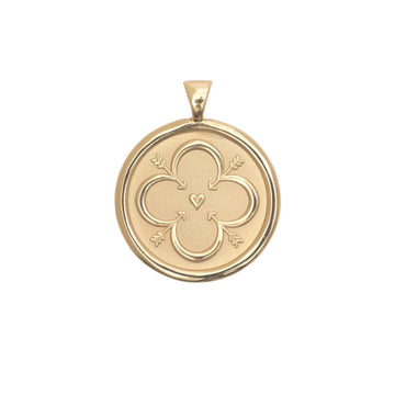 LOVE JW Original Pendant Coin in Solid Gold