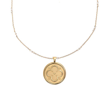 Valentine's Day Limited Edition Set: JW Small Pendant Coin on Pearl Station Chain