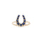 LUCKY Baby Horseshoe Ring in Lapis