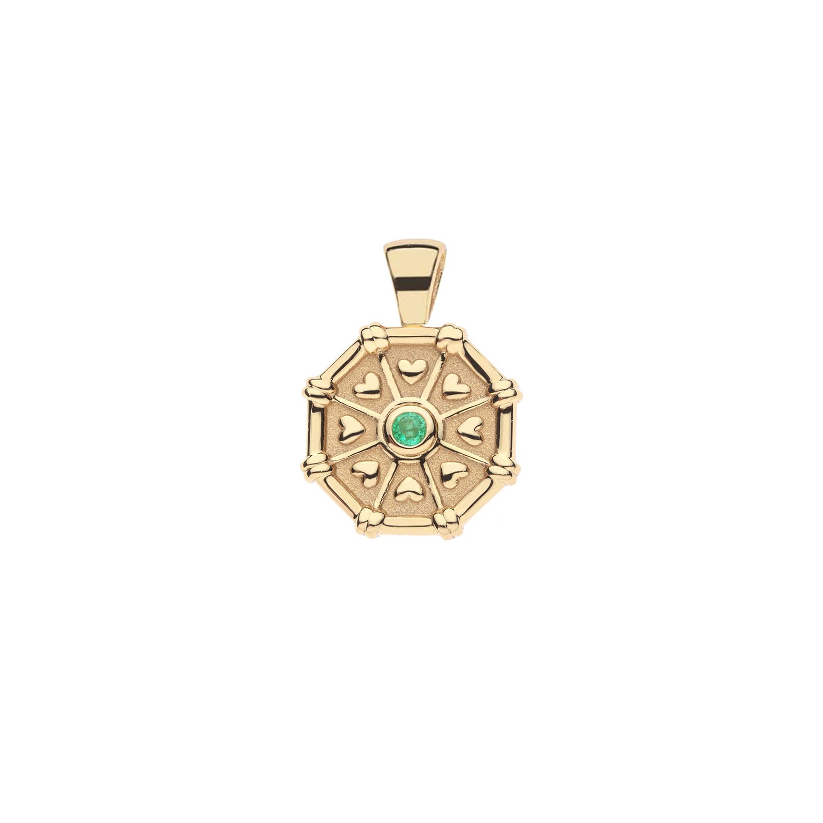 LUCKY Octagon Birthstone Pendant