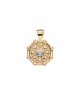 LUCKY Octagon Birthstone Pendant