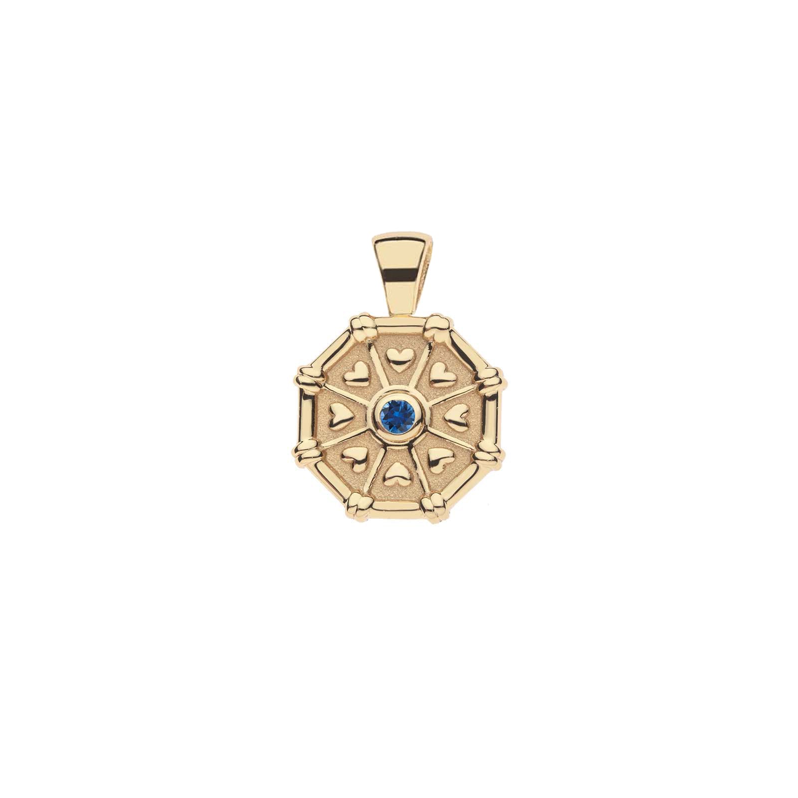 LUCKY Octagon Birthstone Pendant – Jane Win Jewelry