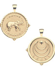 LUCKY JW Original Pendant Coin (Bonne Chance) in Solid Gold