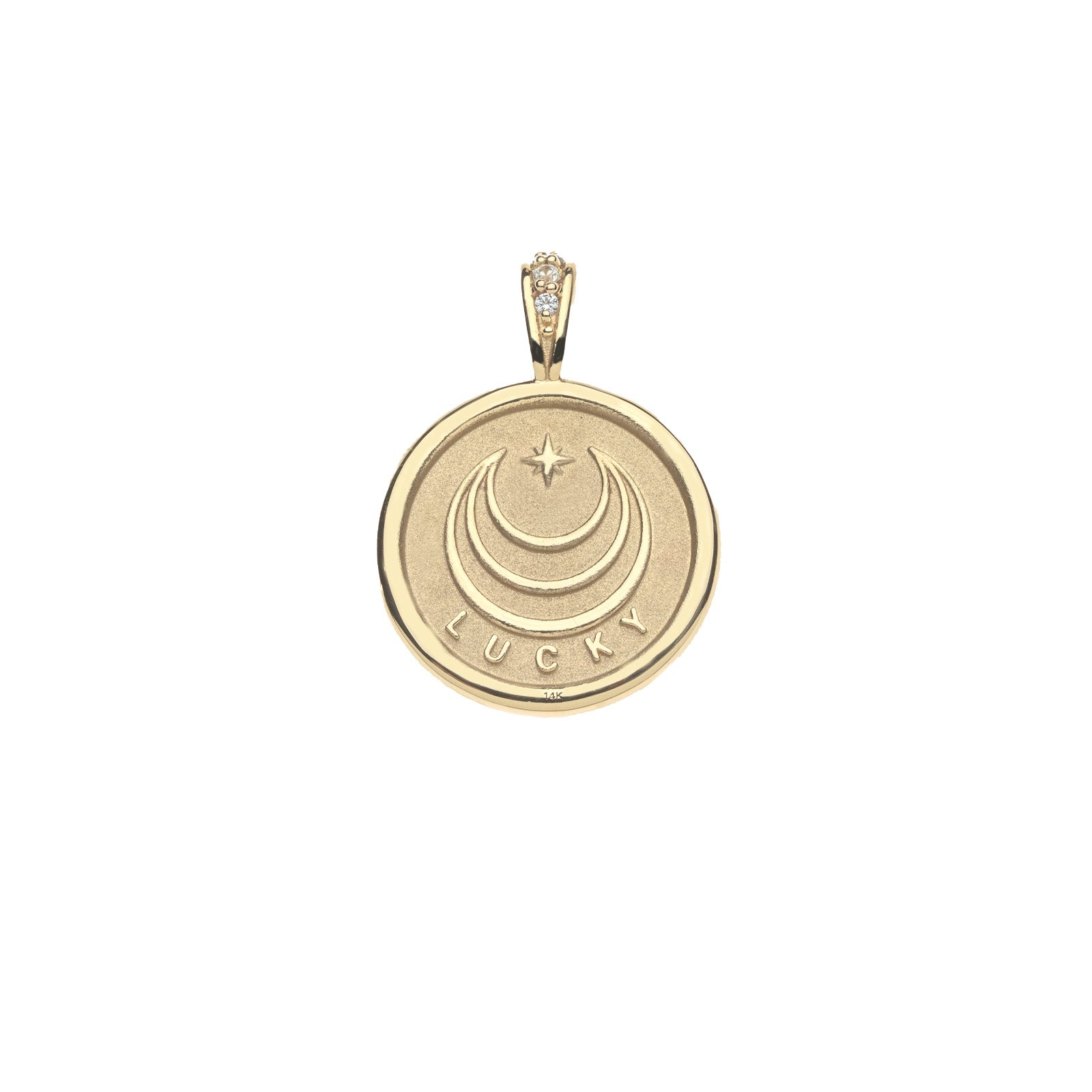 Solid Cold Coin LUCKY Field of Clovers Coin in Solid Gold – Jane Win Jewelry