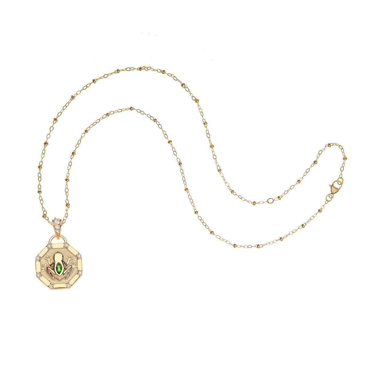 LUCKY Frog Petite Embellished Coin