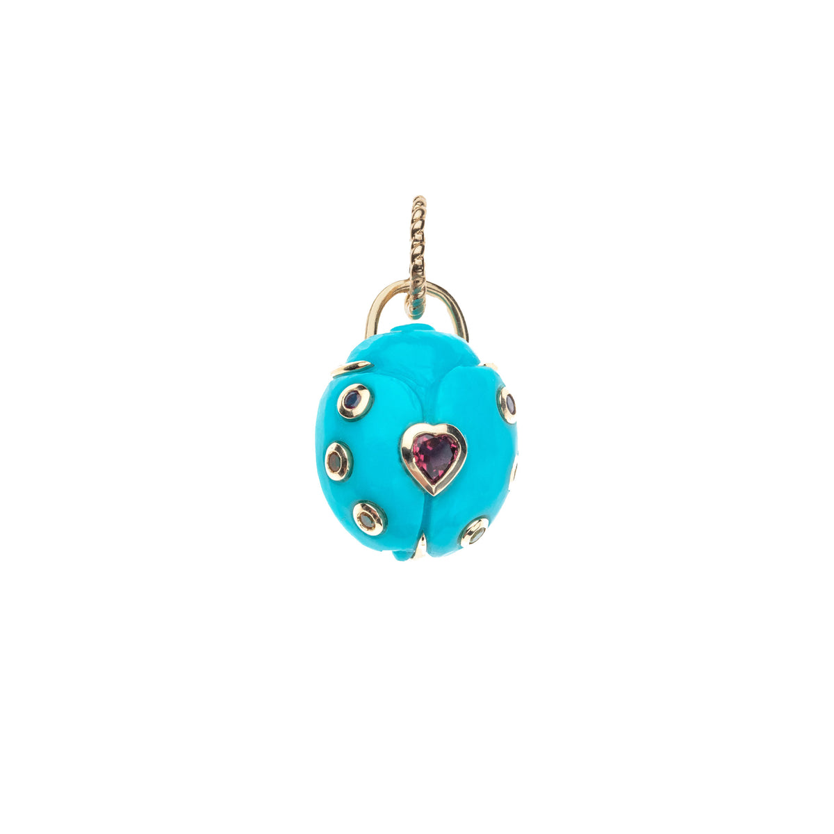 Turquoise Ladybug JW Menagerie – Jane Win Jewelry