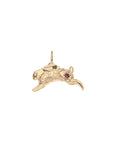 LUCKY Rabbit Charm in Solid Gold