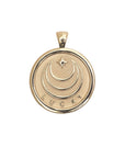 LUCKY JW Original Pendant Coin in Solid Gold