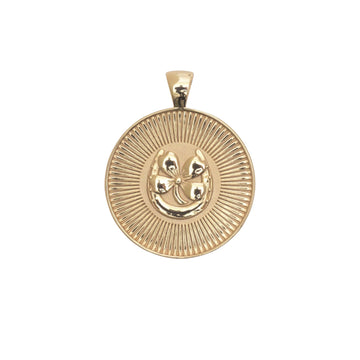 LUCKY JW Original Pendant Coin in Solid Gold