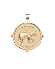 LUCKY JW Original Pendant Coin (Bonne Chance) in Solid Gold