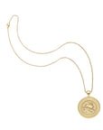 Lucky rabbit coin on the classic rolo chain
