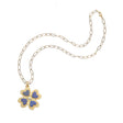 Lucky in love pendant on the drawn link chain