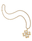 LUCKY in Love Clover Pendant with Mother of Pearl