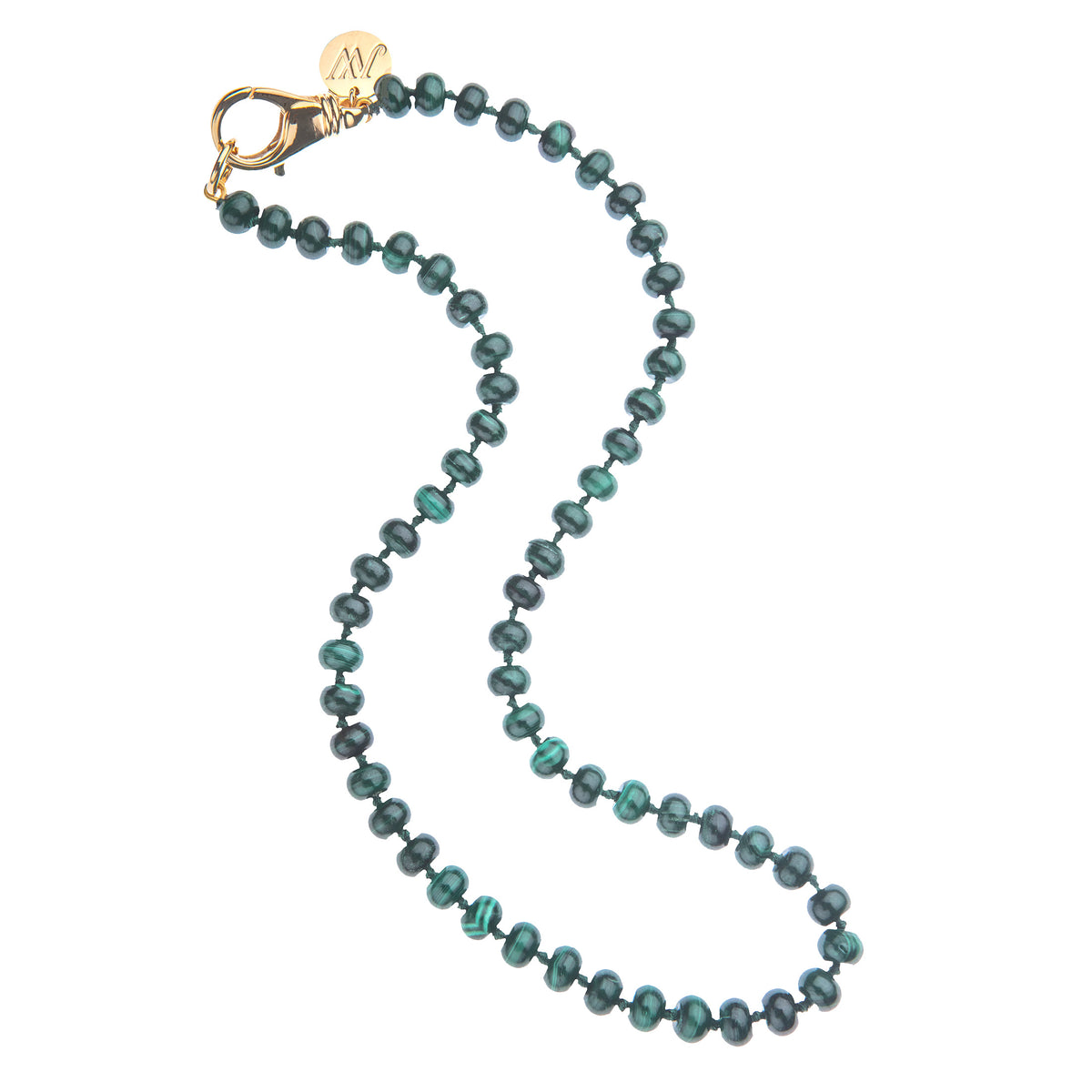 Malachite Beaded Necklace from Jane Win Jewelry