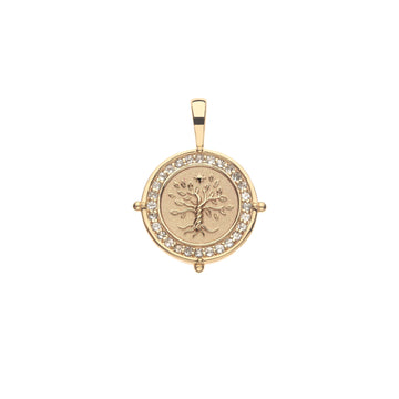 FAITH Petite Embellished Coin