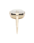 JW x House of Harris PROTECT Mother of Pearl Scarab Ring in 10k Gold