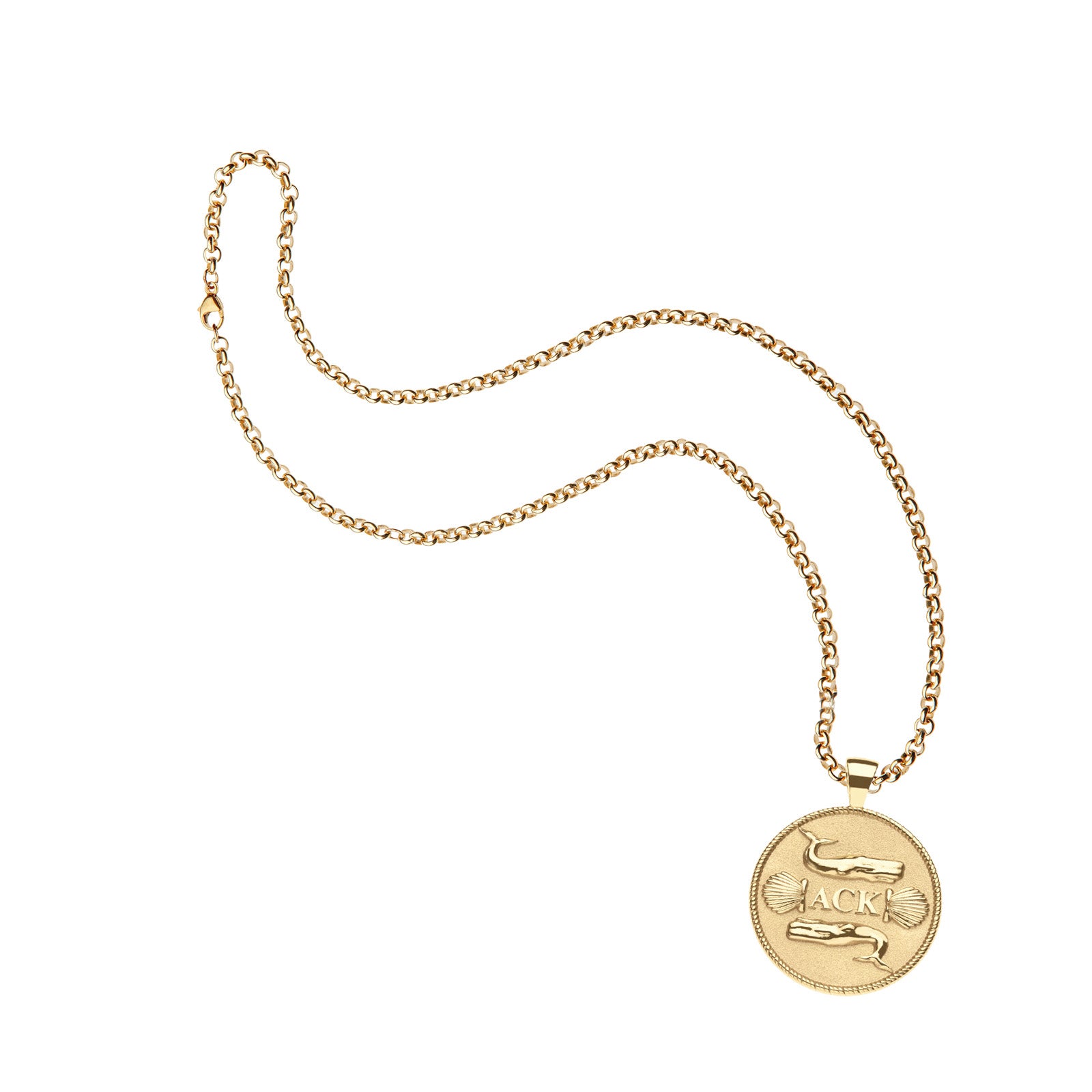 NANTUCKET JW Original Pendant Coin