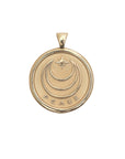 PEACE JW Original Pendant Coin in Solid Gold