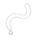 LOVE Petite Hearts Find Me Love Pendant (Monogrammable) in Silver