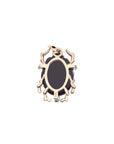PROTECT Onyx Scarab Pendant in Solid Gold