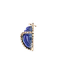 PROTECT Lapis Scarab Pendant in Solid Gold