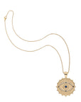 Eye on the sky pendant on classic rolo chain
