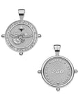 LIMITED EDITION 250TH PROTECT Eagle JW Small Embellished Coin in Silver
