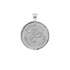 Silver Coin Pendant with Snake and French Gardez Bien (translation Guard Well)