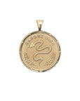 PROTECT JW Original Pendant Coin in Solid Gold