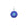 Blue glass evil eye disk pendant in gold setting accented with white topaz stones