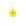 Yellow evil eye glass disk pendant in gold setting accented with white topaz stones