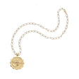 Protect eagle coin on drawn link chain
