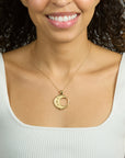 FOREVER Moon and Back Pendant Coin