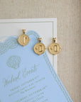 Bridal Collection: JW Letter Coin Pendant