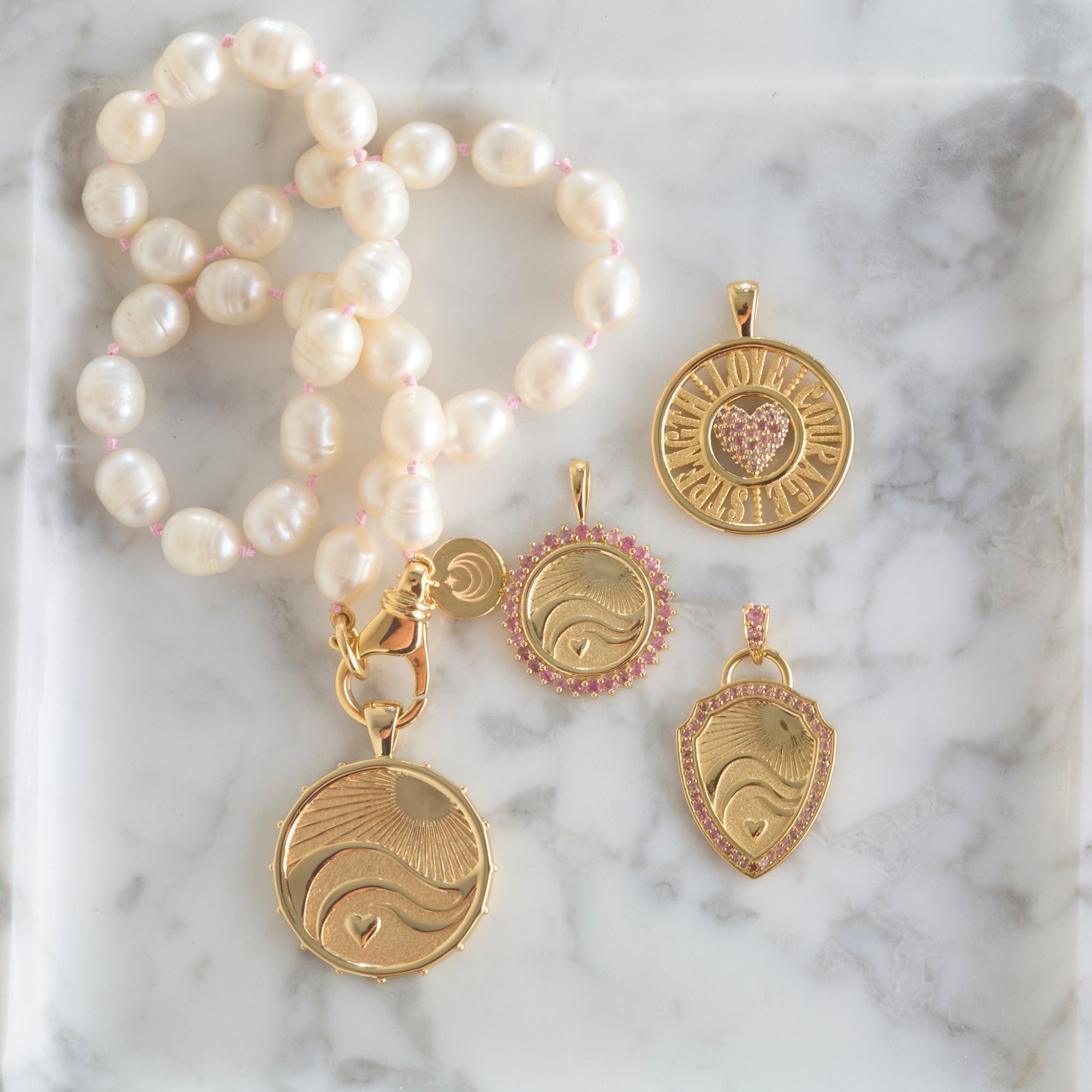 Love - Courage - Strength JW Original Pendant Coin
