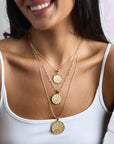 STRONG Petite Embellished Coin (Rising Sun)